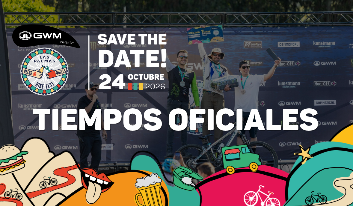 ¡Ya están disponibles los tiempos oficiales del GWM Beers & Wheels Bike Fest 2026! 🏁🍻